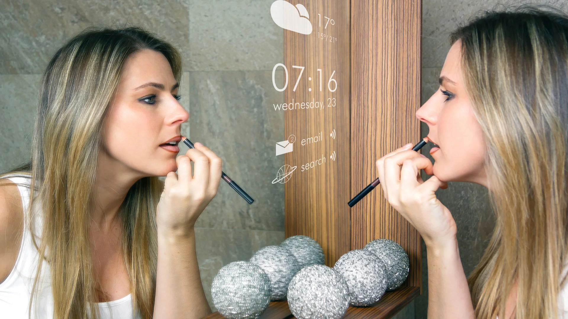 smart mirror electrical project