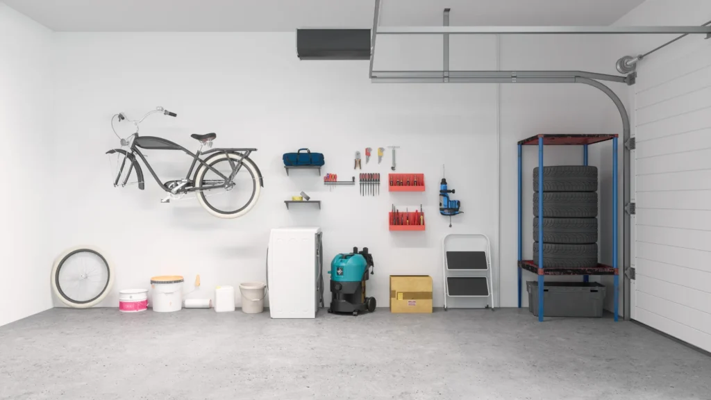 organized diy garage